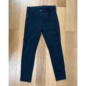 J Brand Maria High Rise Skinny Jeans in Black Size 31